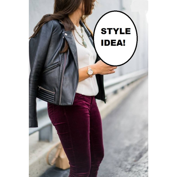 💜3/$25💜 Torrid 14 / 14W Short Velveteen Skinny Jean Burgundy Wine Velvet $88 - Picture 13 of 15